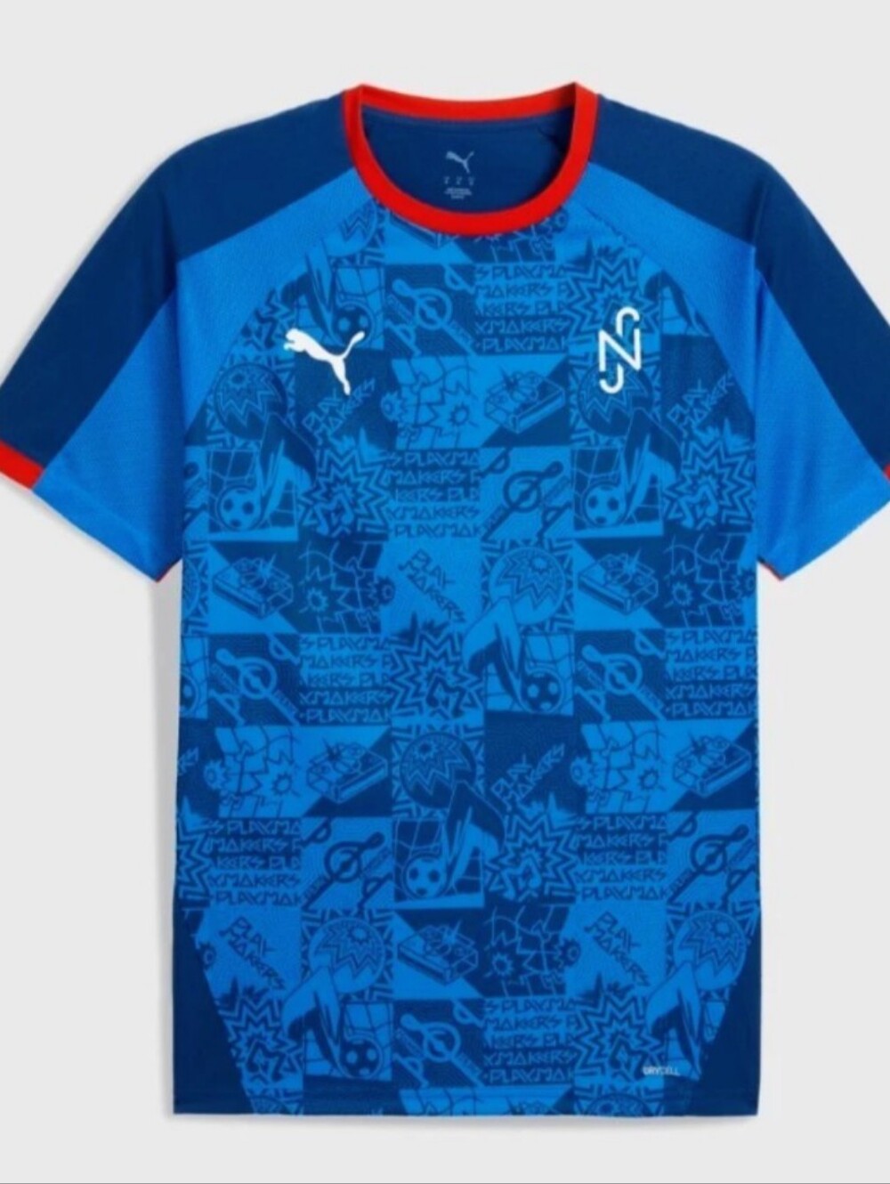 PUMA x Neymar Jr Drycell Playmaker Jersey Blazing Blue 660314-10 Men's Sz XL NWT